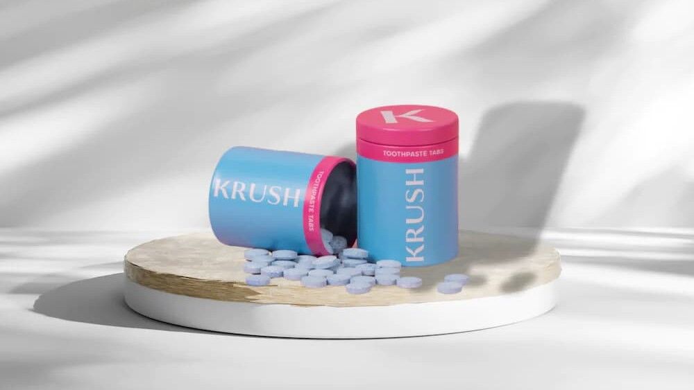 KRUSH ekologiczna pasta do zębów w tabletkach