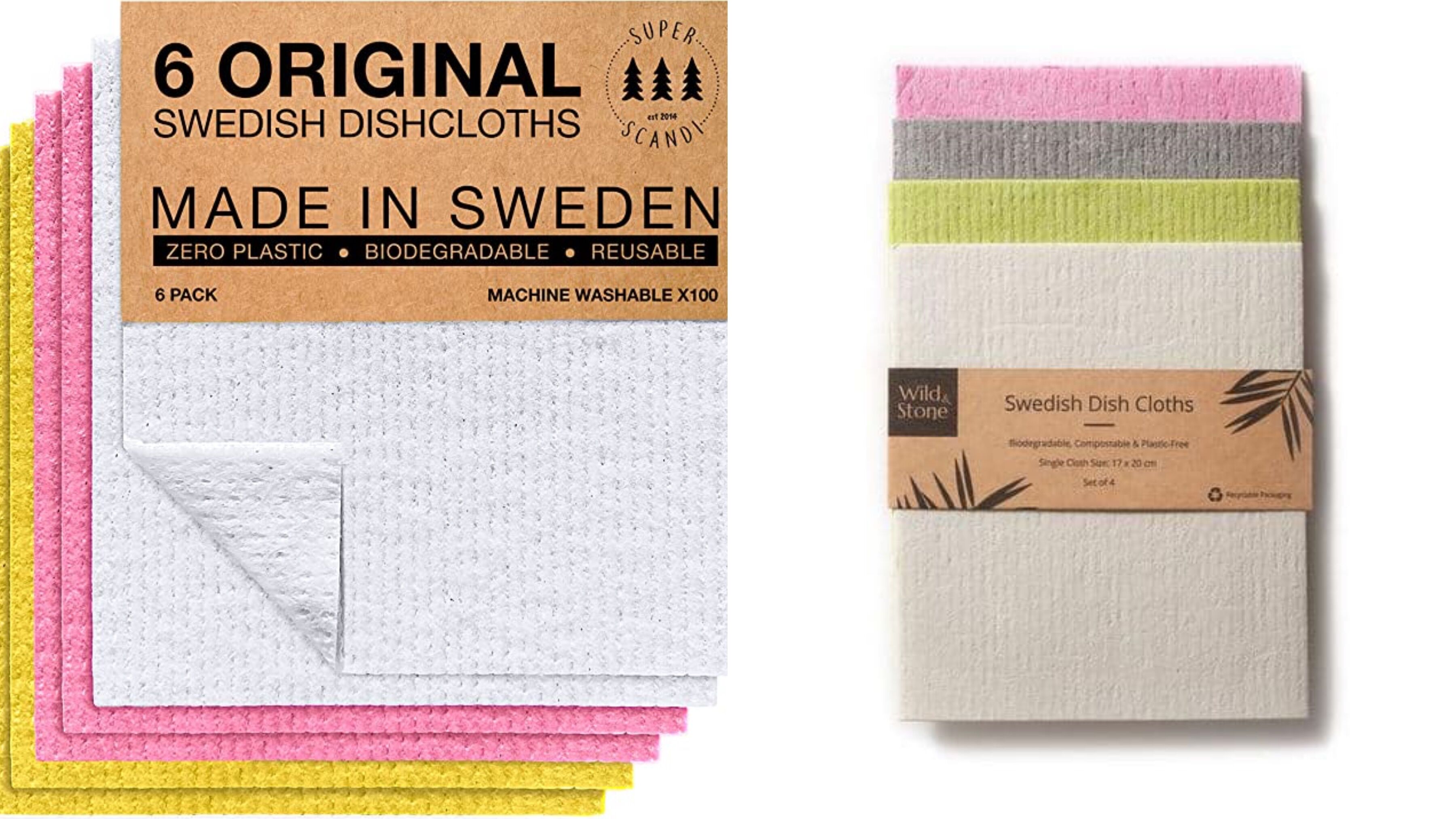 Swedish Dishcloths ekologiczne ściereczki wielokrotnego użytku