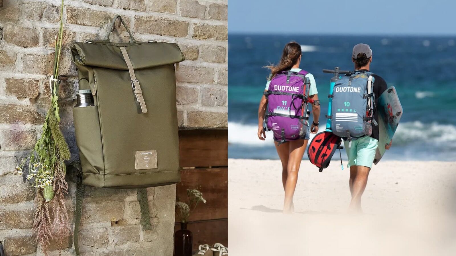 Plecaki z tkaniny z recyklingu tworzyw sztucznych Waste2Wear